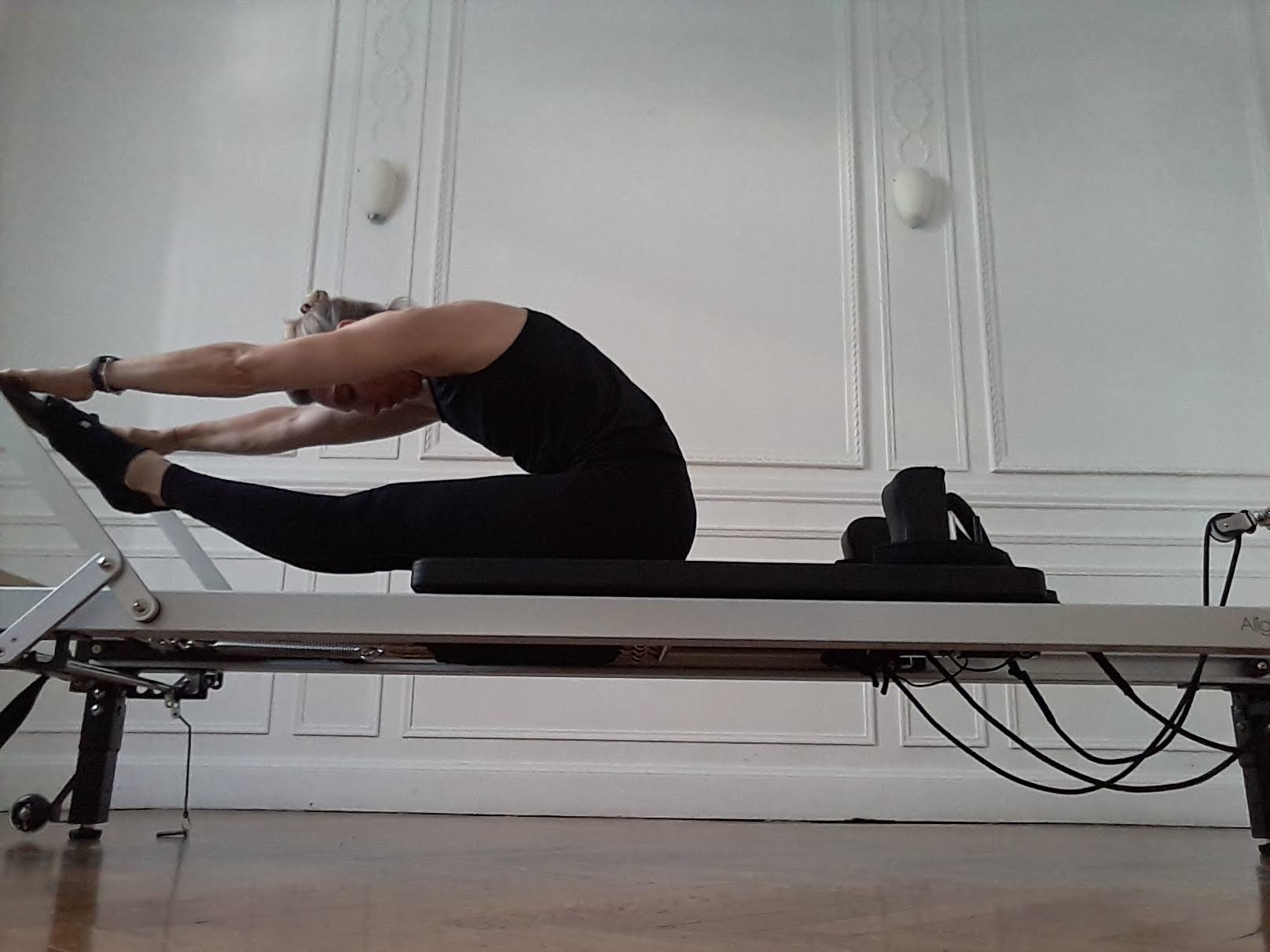 Machine Pilates Reformer En érable – Usage Commercial Ou Semi-commercial – Noire